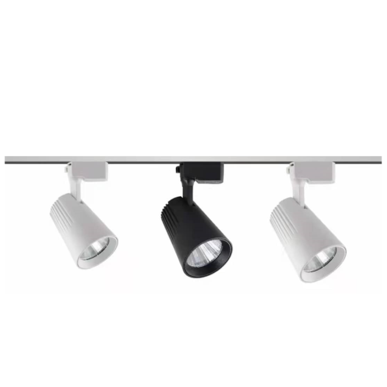 Proiector LED H62 BK, 25W, 3000K Lumina Calda, 2850lm, Directionabil Pe Sina Monofazata, Negru